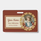 Badge Saint Michel l'Archange (M 010) (Dos)