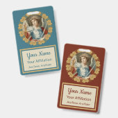 Badge Saint Michel l'Archange (M 010) (Recto et verso)