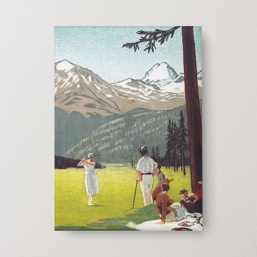 Badge Saint Moritz par Emil Cardinaux (Recto)