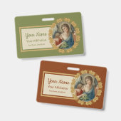 Badge Saint Raphaël l'Archange (M 012) (Avant & arrière)