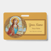Badge Sainte Cécile de Rome (BK 003) (Arrière)