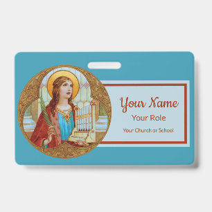 Badge Sainte Cécile de Rome (BK 003)