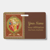 Badge Sainte Cécile de Rome (SNV 36, Style 2) (Arrière)
