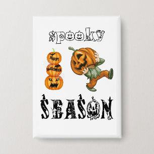 Badge saison effrayante Joyeux Halloween