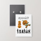 Badge saison effrayante Joyeux Halloween (Recto/Verso)