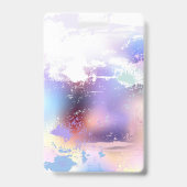 Badge Sakura rose sur la peinture Arrière - plan (Arrière)