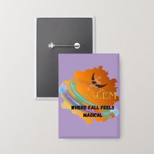 Badge Salem Fall Magic Arc-en-ciel (Recto/Verso)