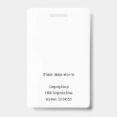 Badge Salon Business Promotional (Dos)