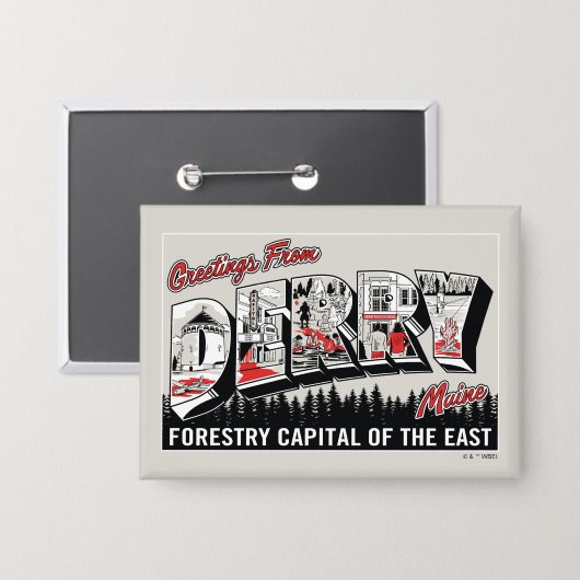 Badge Salutation De Derry Maine (Recto/Verso)