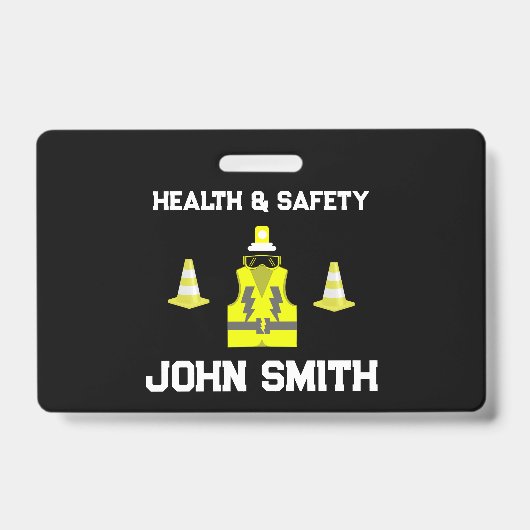 Badge Santé et sécurité au travail (Avant)