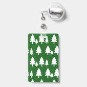 Badge Sapins de Forêt Rustique | Conseiller de Camp (Arrière avec rétractable)