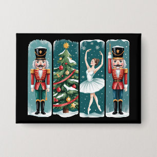 Badge Scène de vacances du ballet de Noël Casse-Noisette