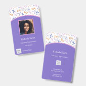 Badge Science Entreprise Employé Photo (Avant & arrière)