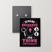 Badge Sciences judiciaires Sciences de l'investigation N (Recto/Verso)