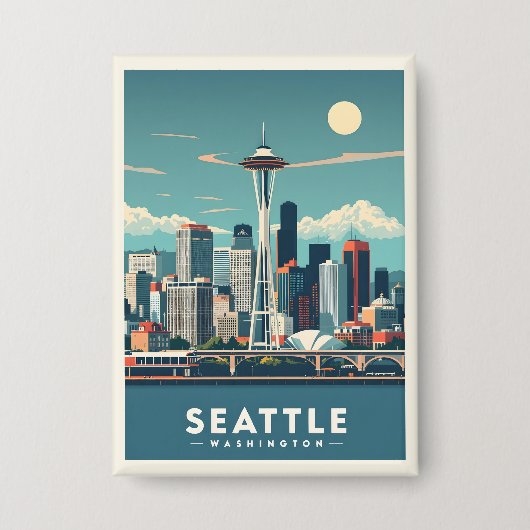 Badge Seattle Washington (Recto)