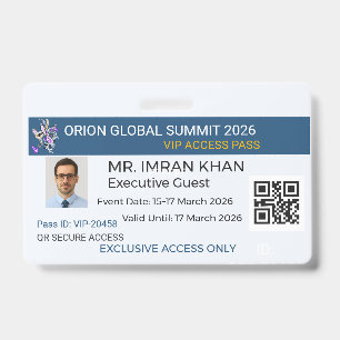 Badge sécurisé ID Enseignant ID Entreprise Personn