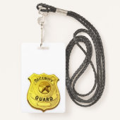 Badge Sécurité (Derrière avec lanière)