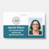 Badge Sécurité de la photo de l'employé de l'entreprise (Avant)