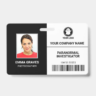 Badge Sécurité de l'ID photo de l'employé de l'enquêteur