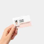 Badge Sécurité de l'ID photo moderne de l'employé person (Manuel / portable)