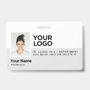Badge Sécurité des cartes d'identité modernes pour emplo