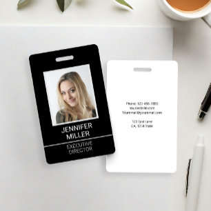 Badge Sécurité des cartes d'identité personnalisées pour