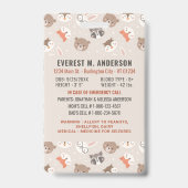 Badge Sécurité des enfants Enfants d'urgence Identificat (Back)