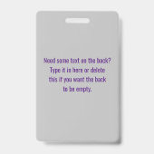 Badge Sécurité Info - Hackers éthiques Sweat - shirts à  (Dos)