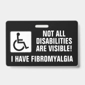 Badge Sensibilisation à la fibromyalgie (Avant)