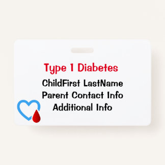 Badge Sensibilisation Médicale au diabète