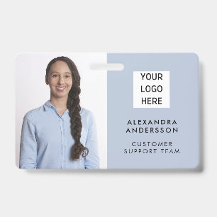 Badge Service à la clientèle minimaliste des employés