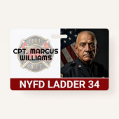 Badge Service d'incendie | Membre principal (Devant)