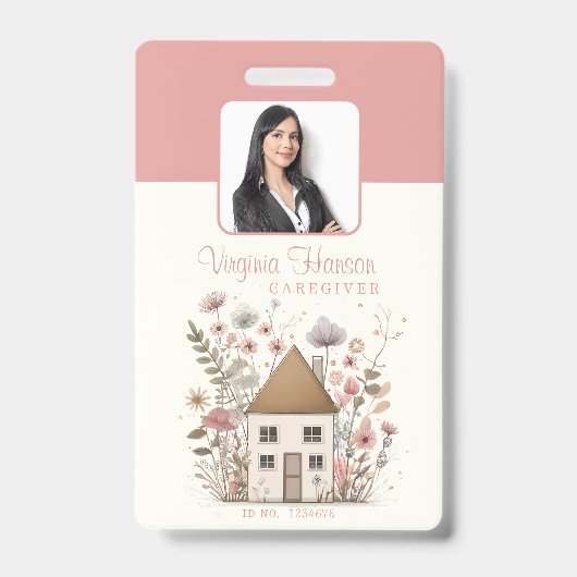 Badge Services de soins aux personnes âgées à la maison  (Avant)