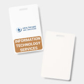 Badge Services de technologie de l'information ITS Compa (Avant & arrière)