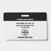 Badge Sharp & Professional : ID de garde de sécurité per (Arrière)