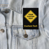 Badge Signal Diamant d'avertissement personnalisé (Insitu)