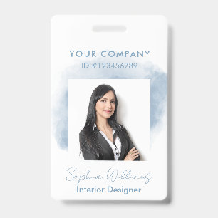 Badge Signature aquarelle professionnelle élégante pour