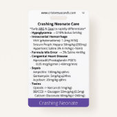 Badge Signes Vitaux Des Peds/Insigne De Feu (Dos)