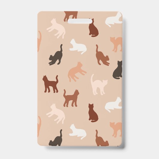 Badge Silhouette de chat (Avant)