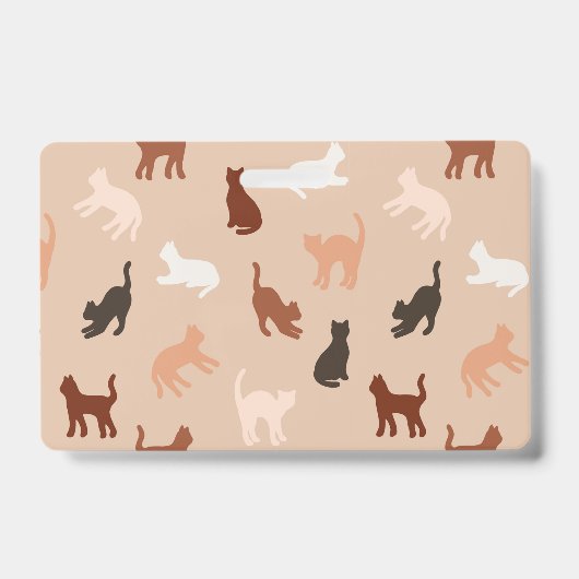 Badge Silhouette de chat (Avant)