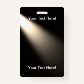 Badge Silhouette de guitare pour insigne avec Lynard (Dos)