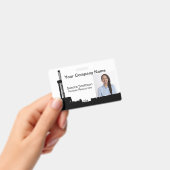 Badge Silhouette de tour de forage pétrolier (Manuel / portable)