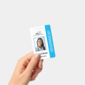 Badge Simple Bleu Nursing (Manuel / portable)