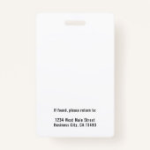 Badge Simple Company Logo Employee ID (Dos)