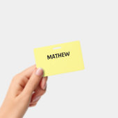 Badge simple lettre initiale monogramme ajouter votre no (Manuel / portable)