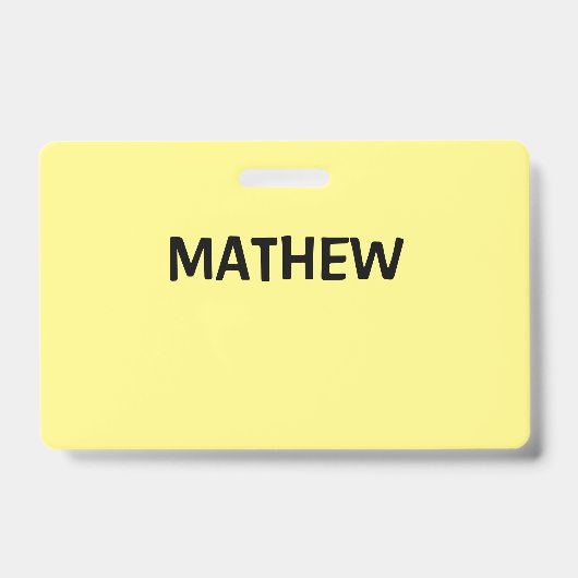 Badge simple lettre initiale monogramme ajouter votre no (Avant)