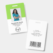 Badge Simple Professional Business (Avant & arrière)