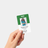 Badge Simple Professional Business (Manuel / portable)