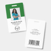 Badge Simple Professional Business (Avant & arrière)