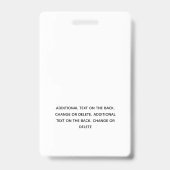 Badge Simple profil de couronne dessiné à la main Photo (Arrière)